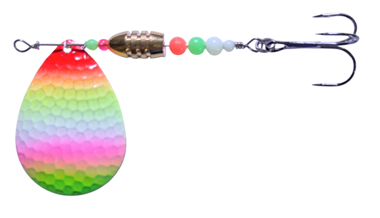 JBS3001SS-7 “RAINBOW DELIGHT" #7 Colorado Blade Spinner