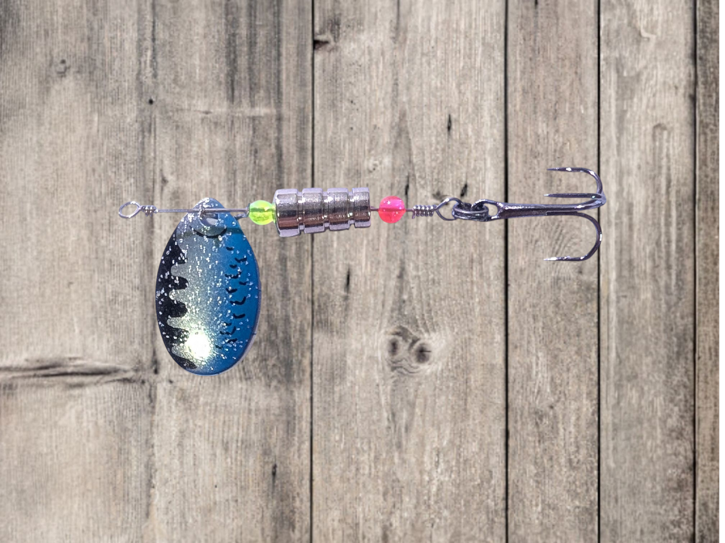 JBS3116SS-3 "MIDNIGHT BLUE" #3 INDIANA BLADE SPINNER