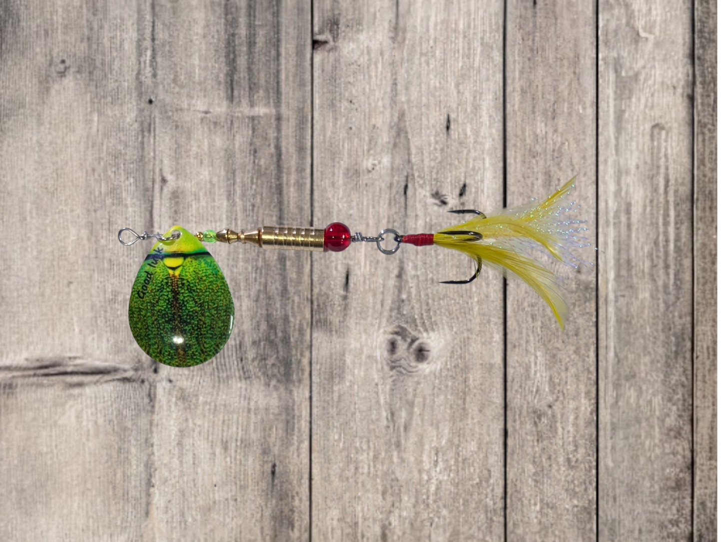 JBS4005SS-4  "GREEN FURY"  #4 Colorado Blade Spinner