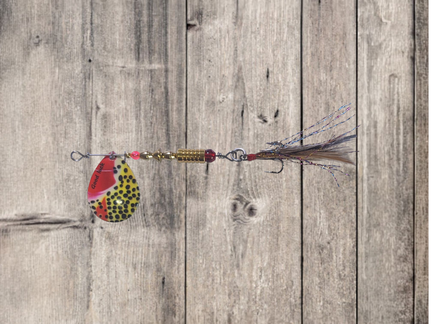 JBS4006SS-4V1 "RATTLEKING-V1"  #4 Colorado Blade Spinner