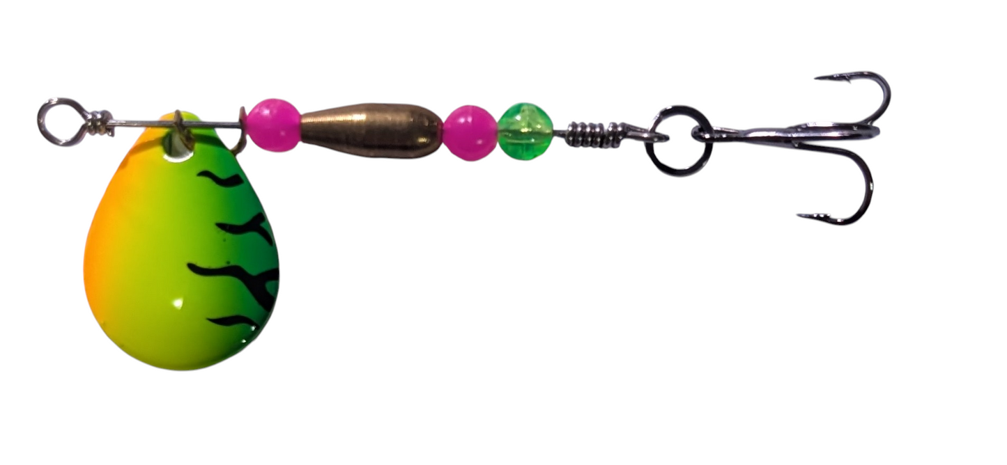 JBS1015SS-3 "FIRETIGER" #3 COLORADO BLADE SPINNER