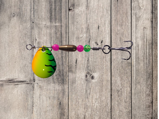 JBS1015SS-3 "FIRETIGER" #3 COLORADO BLADE SPINNER