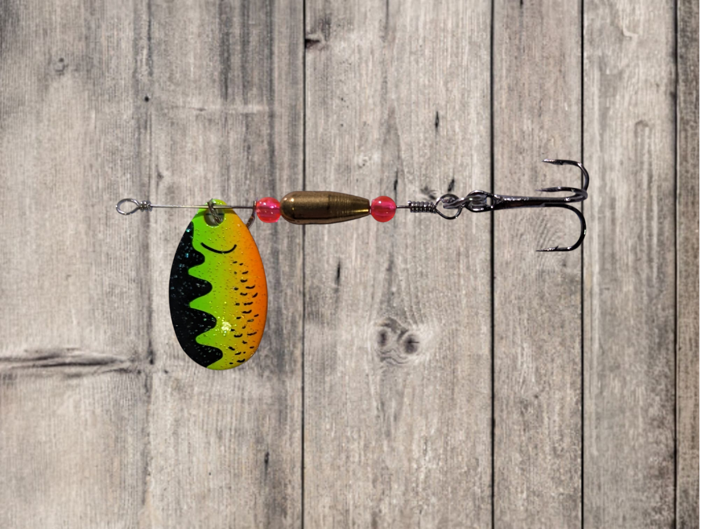 JBS3118SS-4 "JUNGLE BLAZE" #4 INDIANA BLADE SPINNER