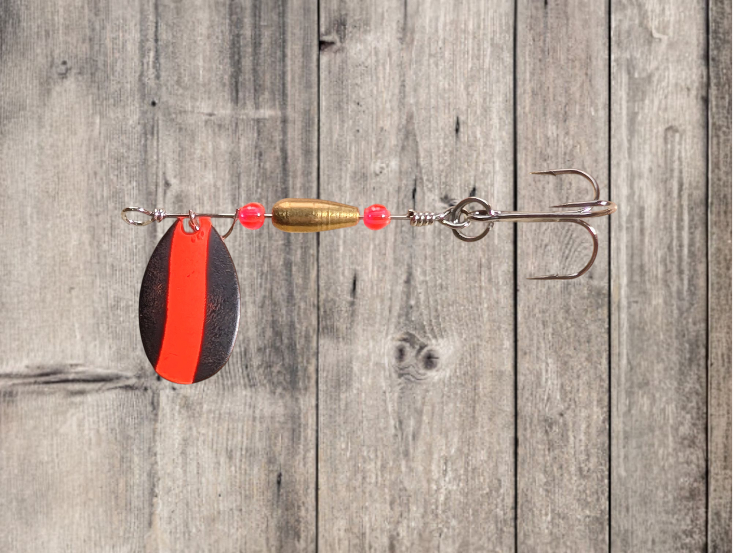 JBS3119SS-3 "RED ALERT" #3 INDIANA BLADE SPINNER