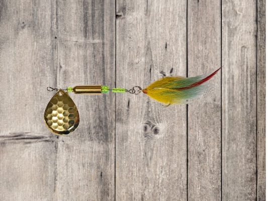 JBS2970SS-5 "FEATHERS & FLASH" #5 Colorado Blade Spinner