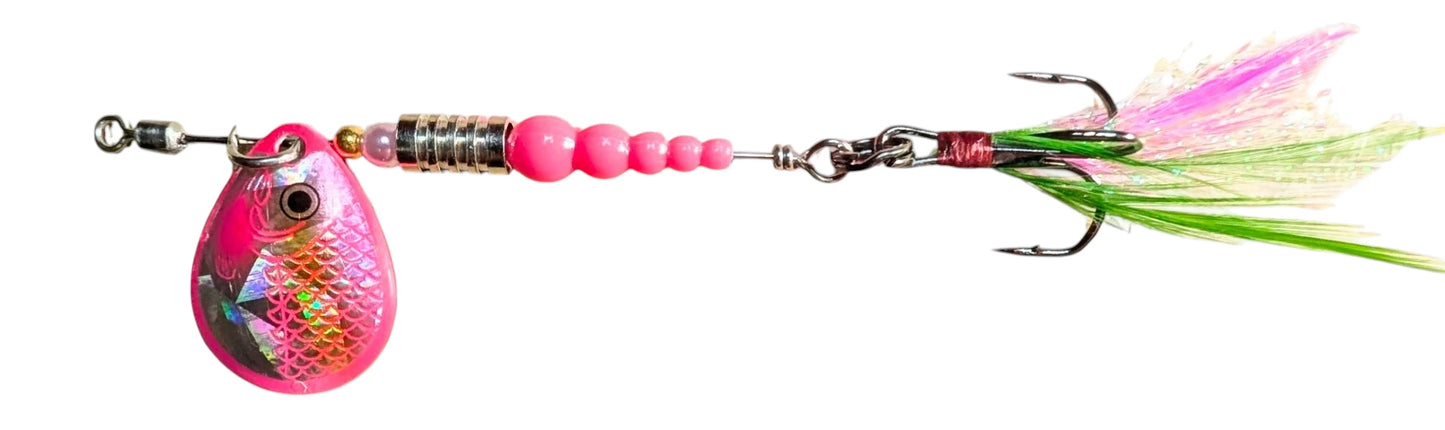 JBS4103SS-2 "ELECTRIC WATERMELON" #2 COLORADO BLADE SPINNER