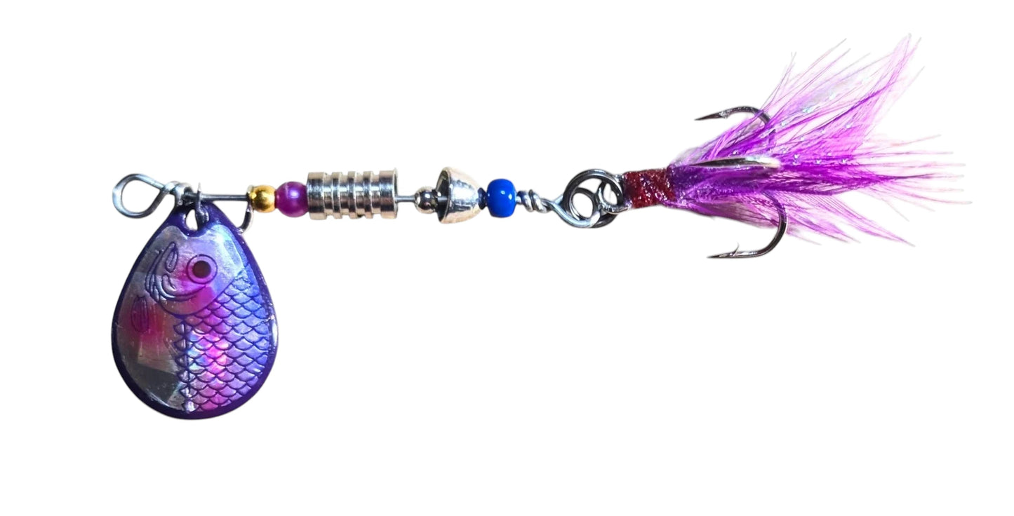 JBS4131SS-2 "VIOLET VIPER" #2 COLORADO BLADE SPINNER