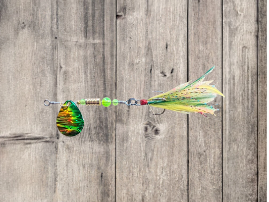 JBS4132SS-2 "THE GREEN REAPER" #2 COLORADO BLADE SPINNER