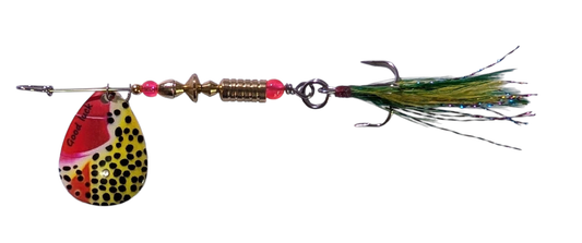 JBS4006SS-3V1 "RATTLEKING-V1" #3 French Blade Spinner
