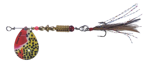 JBS4006SS-4V1 "RATTLEKING-V1"  #4 Colorado Blade Spinner
